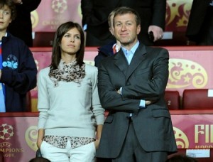 Dasha with boyfriend Roman Abramovich