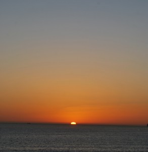 Sunset from my room at The Royal Atlas Hotel