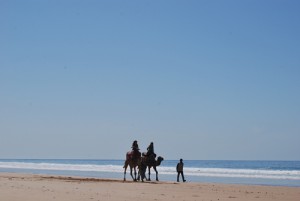 The beach at Agadir