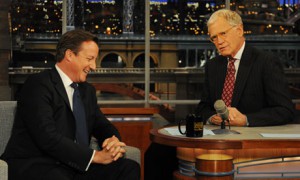 David Cameron on the Letterman show