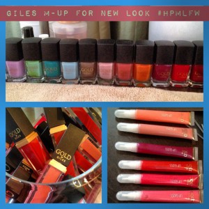 Giles Gold for New Look Make Up Collection