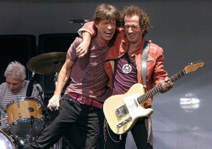 Mick Jagger and Keith Richards