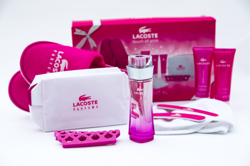 lacoste touch of pink gift set 90ml