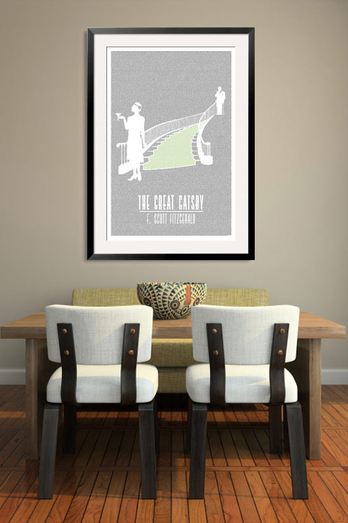 The Great Gatsby Litograph Print