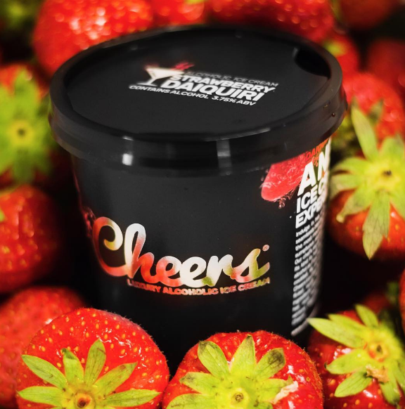 CHEERS ALCOHOLIC ICE CREAM